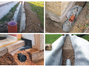Дренаж участка, системы дренажа, водопонижение